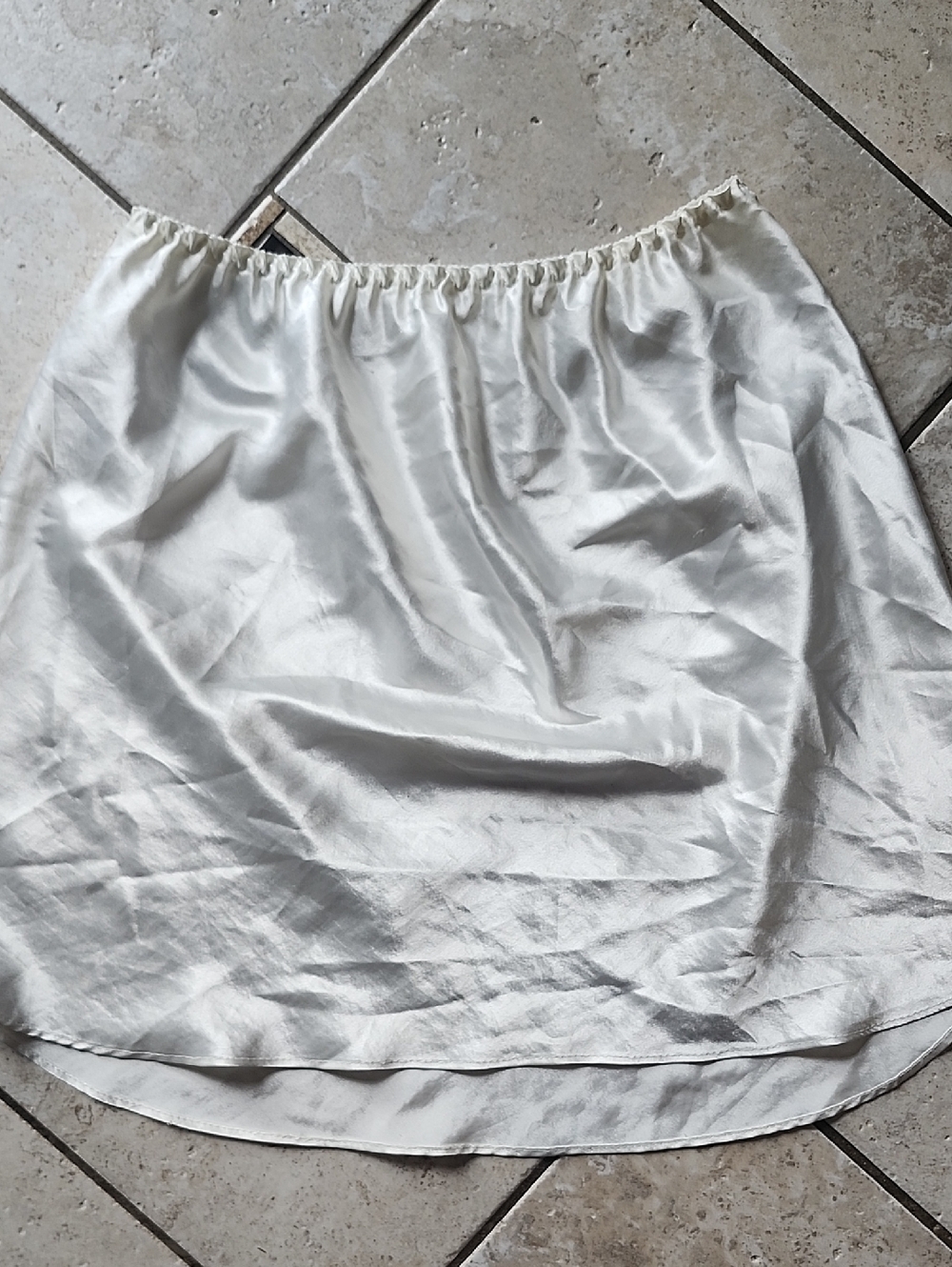 Vtg Neiman Marcus White Half Slip Small